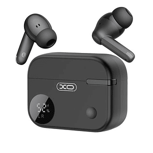 XO G34 Auriculares Bluetooth 5.4 - TWS - Cancelacion de Ruido ENC+ANC - Caja con Display LCD - Color Negro