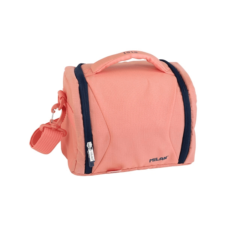 Milan Coleccion 430 Bolsa Isotermica Porta Alimentos 5L - Interior Aislante Termico - Apertura Total - Color Rosa 1