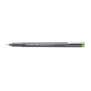Staedtler Pigment Liner 308 Rotulador Calibrado - Trazo 0.3mm - Secado Rapido - Color Verde Claro