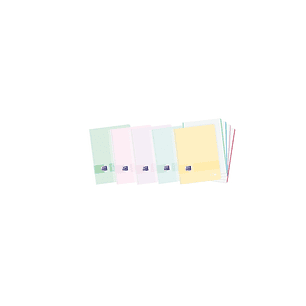 Oxford Live & Go A6+ Europeanbook - Tapa de Plastico Resistente - Cuaderno con 120 Hojas - Formato A6+ - Cuadricula 5x5 - Colores Surtidos