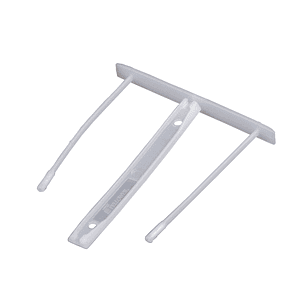 Bankers Box Pack de 100 Fastener de Plastico de 85mm - 2 Piezas de Polipropileno Reciclado Semirigido - Facilitador en El Traspaso de Papeles - Capaci