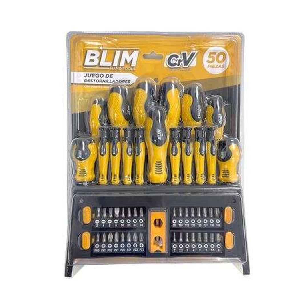 Blim Juego 50 Piezas Destornilladores y Puntas 1