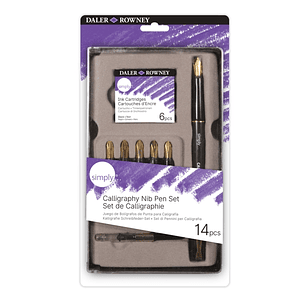Daler Rowney Simply Pack de 14 Piezas para Caligrafia