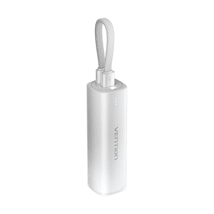 Vention PowerBank 5000mAh - USB-C, Lightning - Carga Rapida 20W - Color Gris