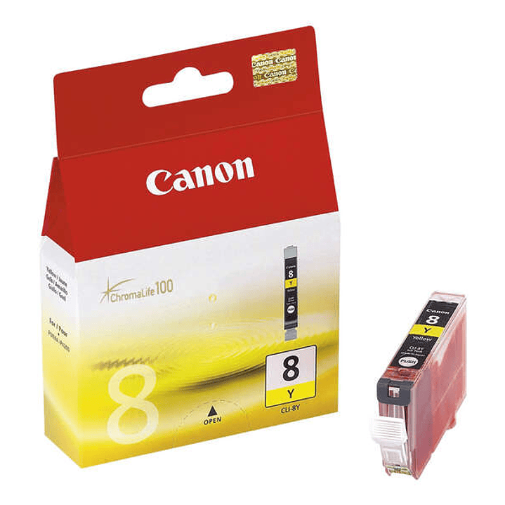 Canon CLI8 Amarillo Cartucho de Tinta Original - 0623B001 1
