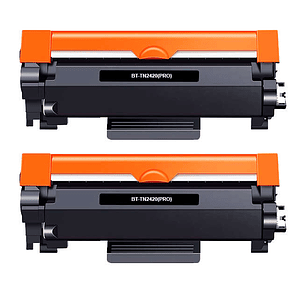 Brother TN2420/TN2410 Negro Pack de 2 Cartuchos de Toner Genericos