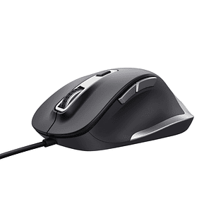 Trust Fyda Raton USB 5000dpi - 6 Botones - Cable de 1.50m - Color Negro