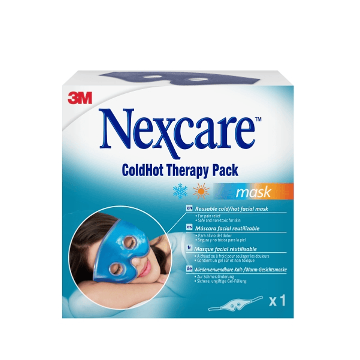 Nexcare Coldhot Therapy Mascara para Termoterapia - Frio o Calor Superficial - Reutilizable - Color Azul 1