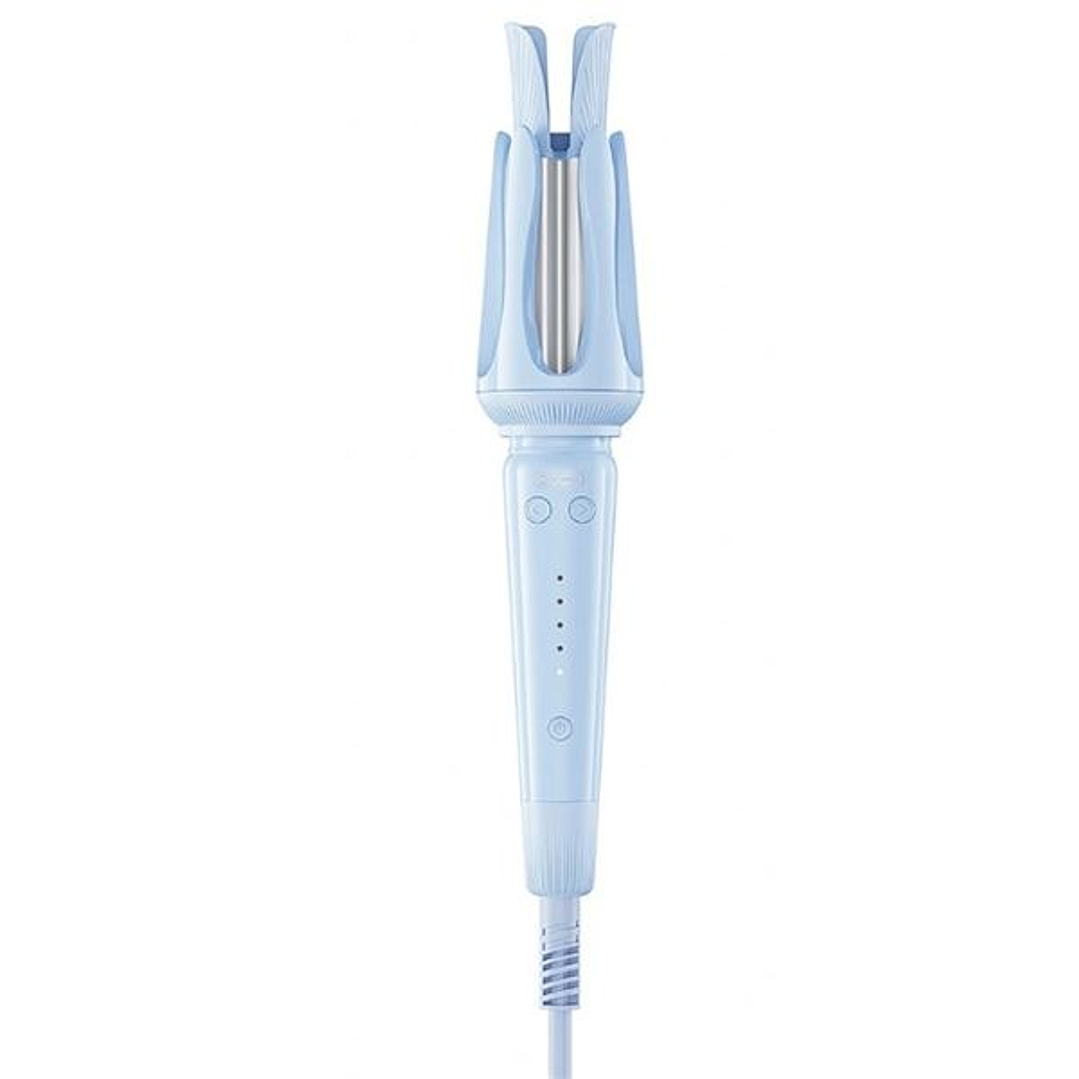 XO CF40 Rizador de Pelo - 40W - Punta 360 - Autocurvatura - Control de Temperatura Digital con 4 Niveles - Apagado Automatico - Color Azul 1