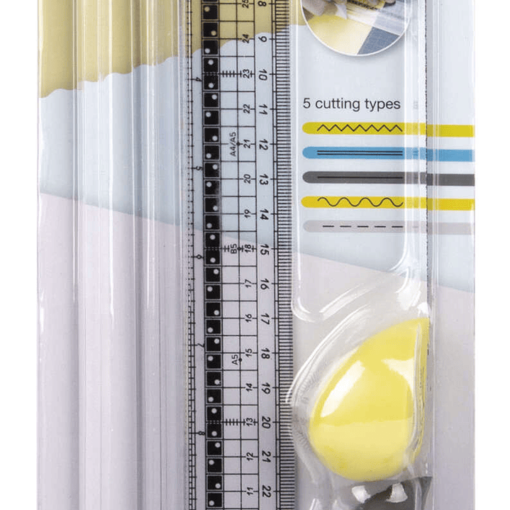 Apli Cizalla de Corte - Regla de 35cm - Tabla de Corte de 10x38cm - 5 Cizallas con Agarre Ergonomico y Diferentes Tipos de Corte 1