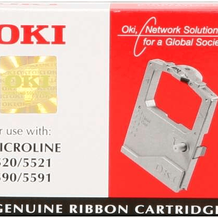 OKI ML5520/ML5521/ML5590/ML5591 Negra Cinta Matricial Original - 01126301 1
