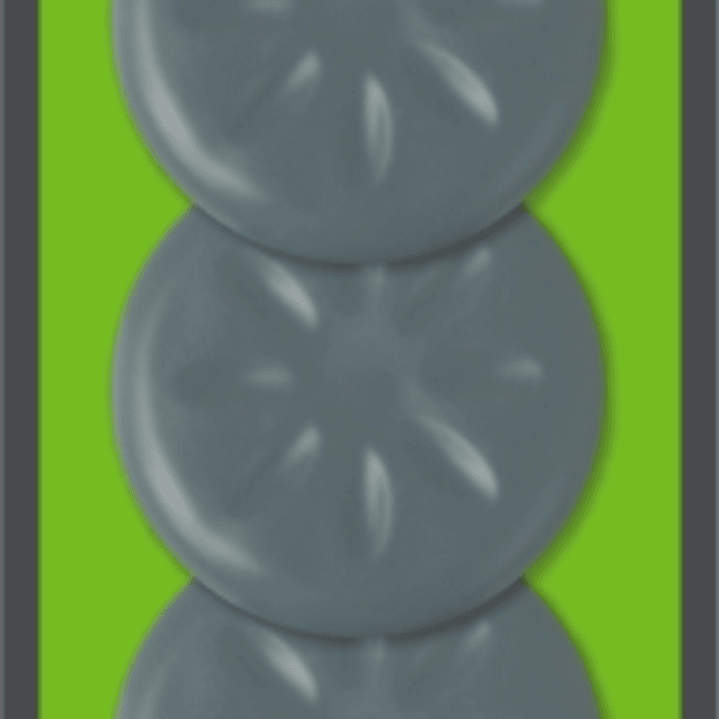 Scotch Move and Protect Flex Pack de 4 Patines Deslizantes Adhesivos - Diametro de 65mm - Soporta hasta 500kg - Color Gris 1