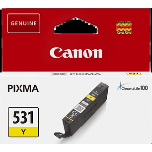 Canon CLI531 Amarillo Cartucho de Tinta Original - 6121C001/CLI531Y