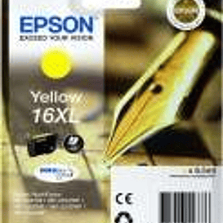 Epson T1634 Amarillo Cartucho de Tinta Original - C13T16344012 1