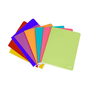 Ancor Classic Stripes Libreta Tamaño A4 Cuadriculado 5x5mm - 48 Hojas 90gr - Tapa Polipropileno - Colores Surtidos