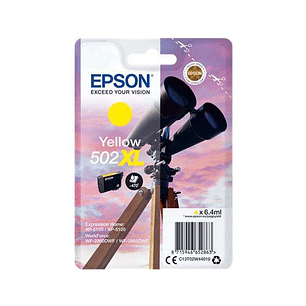 Epson 502XL Amarillo Cartucho de Tinta Original - C13T02W44010