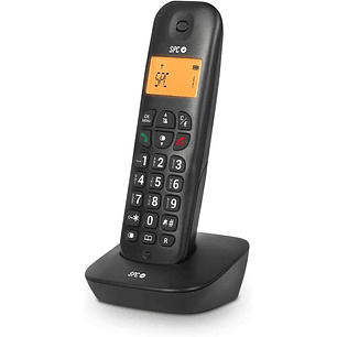 SPC Air Telefono Fijo Inalambrico - Pantalla Retroiluminada 35x22mm - Identificacion de Llamadas - 5 Melodias Disponibles - Practico y Sencillo - Disp