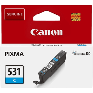 Canon CLI531 Cyan Cartucho de Tinta Original - 6119C001/CLI531C