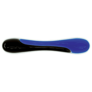 Kensington Reposamuñecas de Gel Duo - Almohadilla de Gel - Canal de Ventilacion - Combinacion de Colores en Dos Tonos - Acabado Suave - Color Azul/Neg