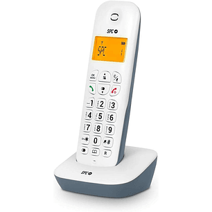 SPC Air Telefono Fijo Inalambrico - Pantalla Retroiluminada 35x22mm - Identificacion de Llamadas - Conexion a Red Telefonica - Modo Mute - 5 Melodias 