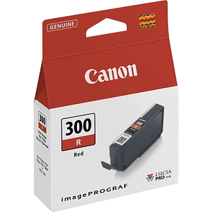 Canon PFI300 Rojo Cartucho de Tinta Original - 4199C001/PFI300R