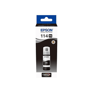 Epson 114 Negro Photo Botella de Tinta Pigmentada Original - C13T07B140