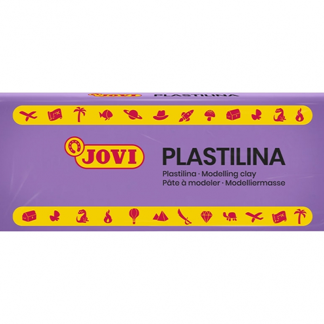 Jovi Caja de 15 Pastillas de Plastilina 150gr - Pasta de Modelar Vegetal - No Se Seca - sin Gluten - Inocua - Facil de Moldear - Ideal para Figuras en 1