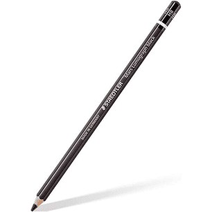 Staedtler Mars Lumograph Black Artist Pencil 100B Lapiz de Grafito - Mina HB - Resistencia a la Rotura - Madera de Bosques Sostenibles