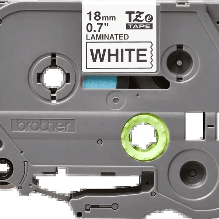 Brother TZe241 Cinta Laminada Original de Etiquetas - Texto negro sobre fondo blanco - Ancho 18mm x 8 metros 1