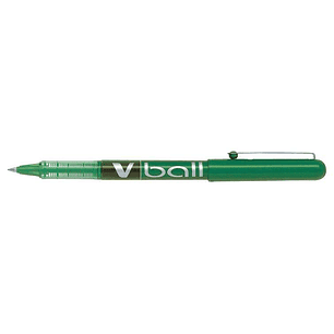 Pilot Boligrafo de Tinta Liquida V Ball 07 Rollerball - Punta de Bola Redonda 0.7mm - Trazo 0.5mm - Color Verde