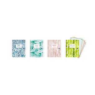Oxford Japandi A5+ Europeanbook 4 Tapa Extradura - Cuaderno con 120 Hojas - Tamaño A5+ - 4 Modelos Diferentes