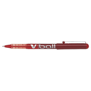 Pilot Boligrafo de Tinta Liquida V Ball 07 Rollerball - Punta de Bola Redonda 0.7mm - Trazo 0.5mm - Color Rojo