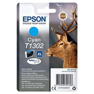 Epson T1302 Cyan Cartucho de Tinta Original - C13T13024012