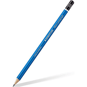 Staedtler Mars Lumograph 100 Lapices de Grafito Hexagonal - Mina 10H - Resistencia a la Rotura - Madera de Bosques Sostenibles
