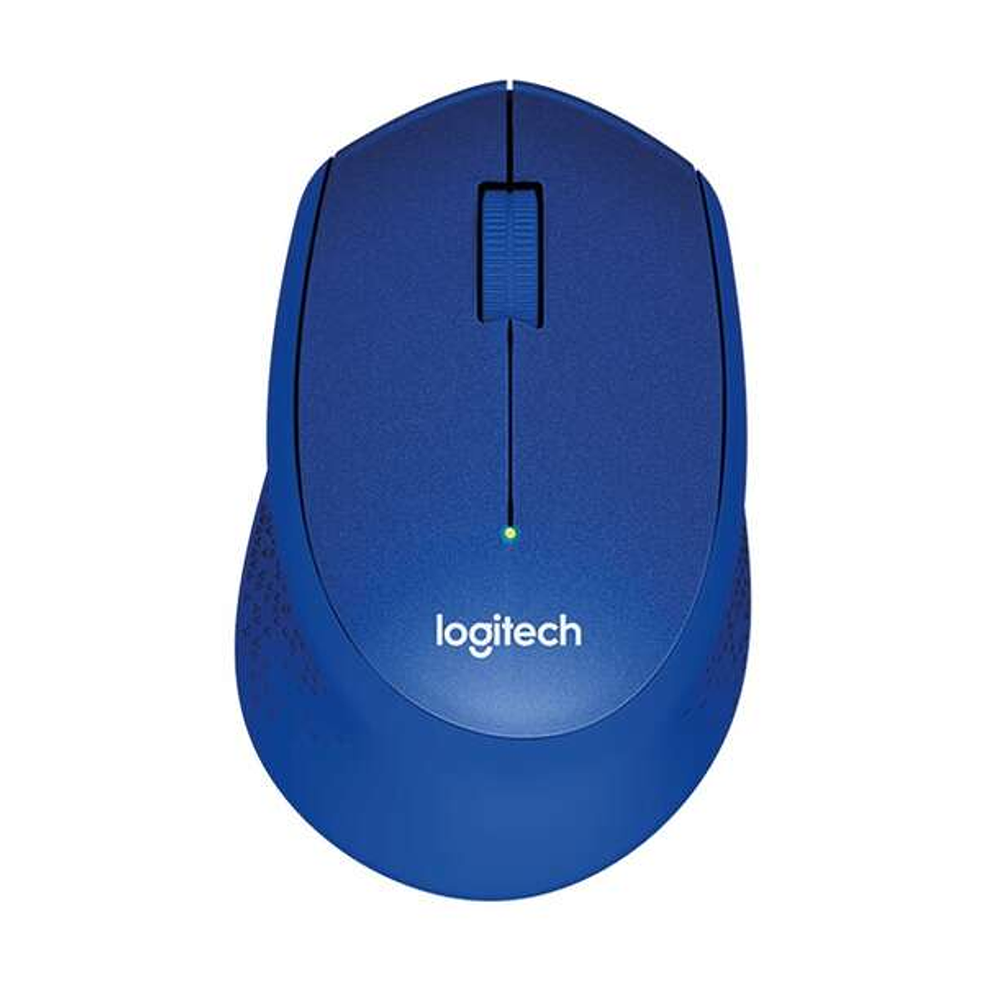 Logitech M330 Silent Plus Raton Inalambrico 1000dpi - Silencioso - 3 Botones - Uso Diestro - Color Azul 1