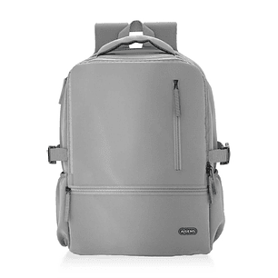 Aisens Mochila Deportiva Repelente al Agua para Portatil 15,6 - Color Gris