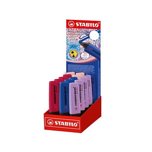 Stabilo Boss Naturecolors Wildflower Edition Expositor con 15 Marcadores - Trazo entre 2 y 5mm - Tinta con Base de Agua - Colores Azul Marino, Coloret