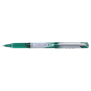 Pilot Boligrafo de Tinta Liquida V Ball Grip 05 - Punta de Bola Conica 0.5mm - Trazo 0.3mm - Grip de Goma - Color Verde