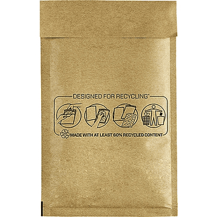 Fellowes Bankers Box Pack de 100 Bolsas de Burbujas Acolchada - Medida 120x210mm - Burbujas Internas para Amortiguacion - Ideal para Productos Fragile