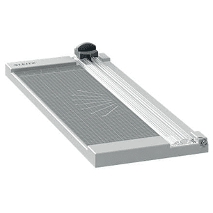 Leitz Precision Home A4 Cizalla para Corte Papel - Corta hasta 8 Hojas - Para Formato A4 - Cabezal de Corte con Cuchilla Fija - Color Gris