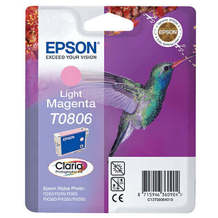 Epson T0806 Magenta Light Cartucho de Tinta Original - C13T08064011