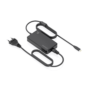 Aisens Cargador de Portatil GaN USB-C/PD 90W - Cable de 1.80m - Color Negro