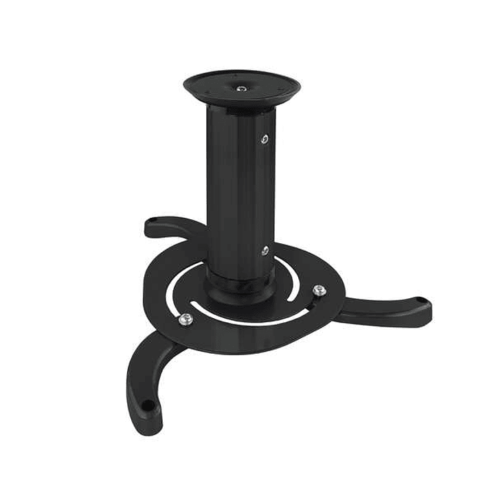 Tooq Soporte Universal de Techo para Proyector - Inclinable y Giratorio - Peso Max 10Kg - Color Negro 1