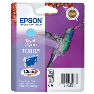 Epson T0805 Cyan Light Cartucho de Tinta Original - C13T08054011