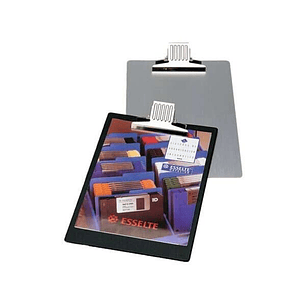 Esselte Carpeta Base de Aluminio con Pinza - Formato A4 - Color Aluminio