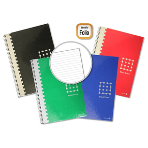 Golden Cuaderno Espiral Folio 80 Hojas 60grs Pautado - Margen Remarcado - Tapa Extradura - Colores Surtidos