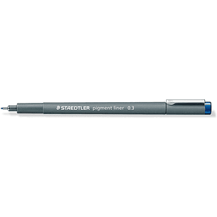 Staedtler Pigment Liner 308 Rotulador Calibrado - Trazo 0.3mm - Secado Rapido - Color Azul