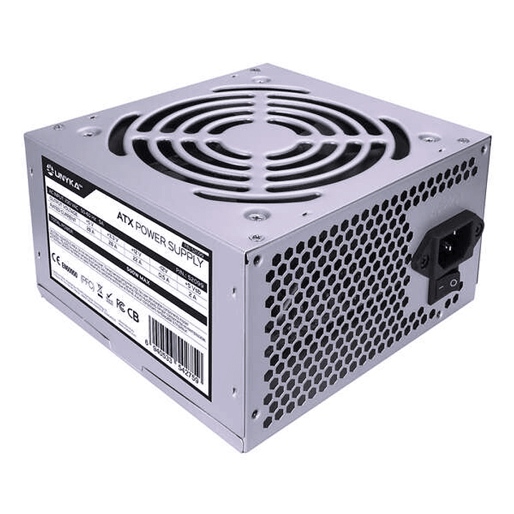 Unykach ATX 500W Fuente de Alimentacion 500W ATX - Ventilador 120mm 1