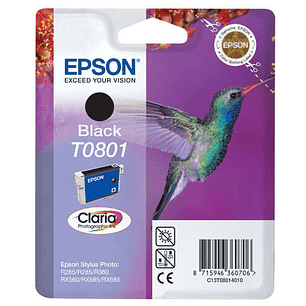 Epson T0801 Negro Cartucho de Tinta Original - C13T08014011