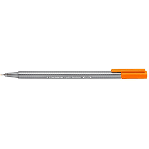 Staedtler Triplus Fineliner 334 Rotulador de Punta Fina - Trazo de 0.3mm - Tinta Base de Agua - Color Naranja
